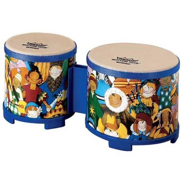 World Percussion World Percussion RH560000-U 4.5 x 5 in. Remo Rhythm Club Bongos RH560000-U - main